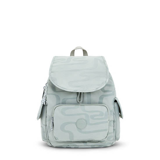 Sacs À Dos Kipling City Pack Small Classiche Printed Turquoise | FR 1711EB